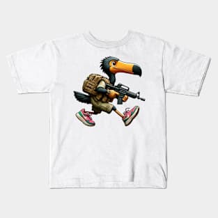 Tactical Dodo Bird Kids T-Shirt